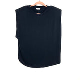 Good American Black Strong Shoulder Padded Tank Top NWT- Size 4 (sold out online)