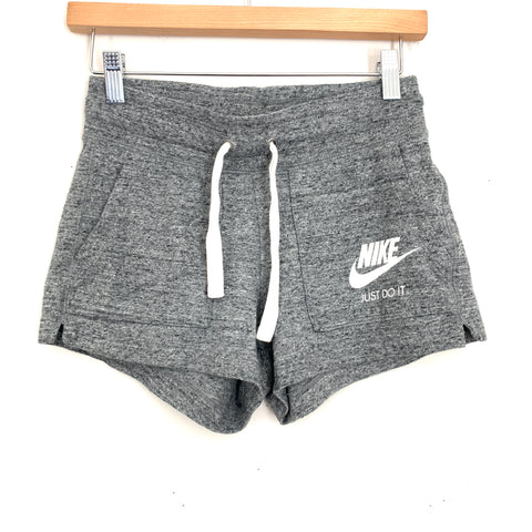 Pre-owned Nike Grey Drawstring Gym Shorts- Size XS