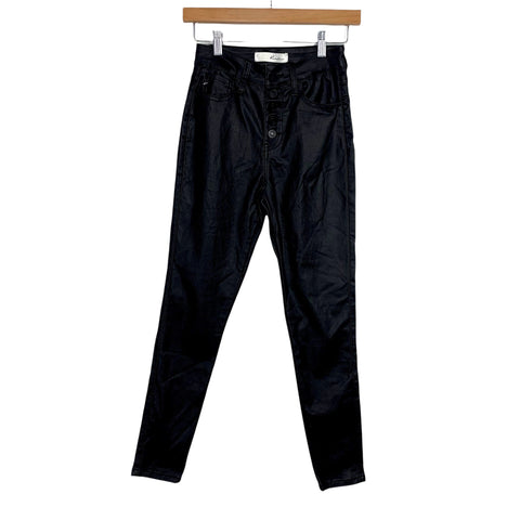 Kancan Black Salem Vegan Leather Pants- Size 3/25 (Inseam 24")