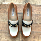 Steve Madden Cognac/White/Black Platform Loafers- Size 7 (See Notes)