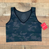 Spanx Black Camo Lamn Seamless Crop Top NWT- Size S (we have matching shorts)