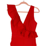 DO+BE Red Wide Leg Jumpsuit NWT- Size S
