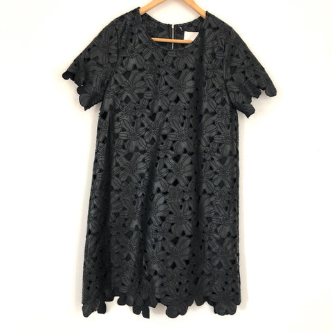 JOA Black Floral Lace Dress- Size S The Saved Collection JOA Black Floral Lace Dress- Size S The Saved Collection
