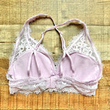 Aerie Lilac Lace Padded Bralette- Size S