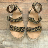 Nature Breeze Animal Print Sandals- Size 9