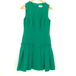 Eliza J Green Dress with Pleated Hem NWT- Size 2