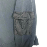 Fabletics Black Sweatshirt with Pockets on Sleeves- Size 1X