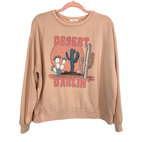 12PM by Mon Ami Desert Darlin' Sweatshirt- Size L