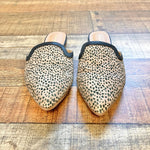 Michelle McDowell Animal Print Mule Slides- Size 9 (Great Condition)