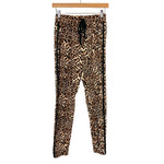 No Brand Animal Print with Black Side Trim Joggers- Size M (Inseam 27.5")