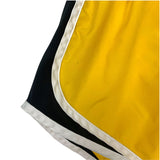 Pre-Owned Nike Yellow/Black/White Livestrong Fit Dry Lined Running Shorts- Size M (See Notes)