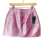 Wild Fable Pink Shimmer Mini Skirt NWT- Size 4