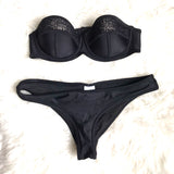 Body Glove Black Lace Bikini Bottom- Size S (BOTTOMS ONLY)