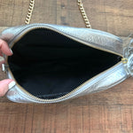 Victoria Secret Silver Crossbody with Tassel and Gold Chain  NWT