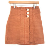 Free People Button Up Skirt- Size 2