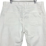 The Drop White Hidden Button Up Jeans NWT- Size 33 (Inseam 26")