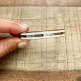 Daniel Wellington White/Silver Cuff Bracelet