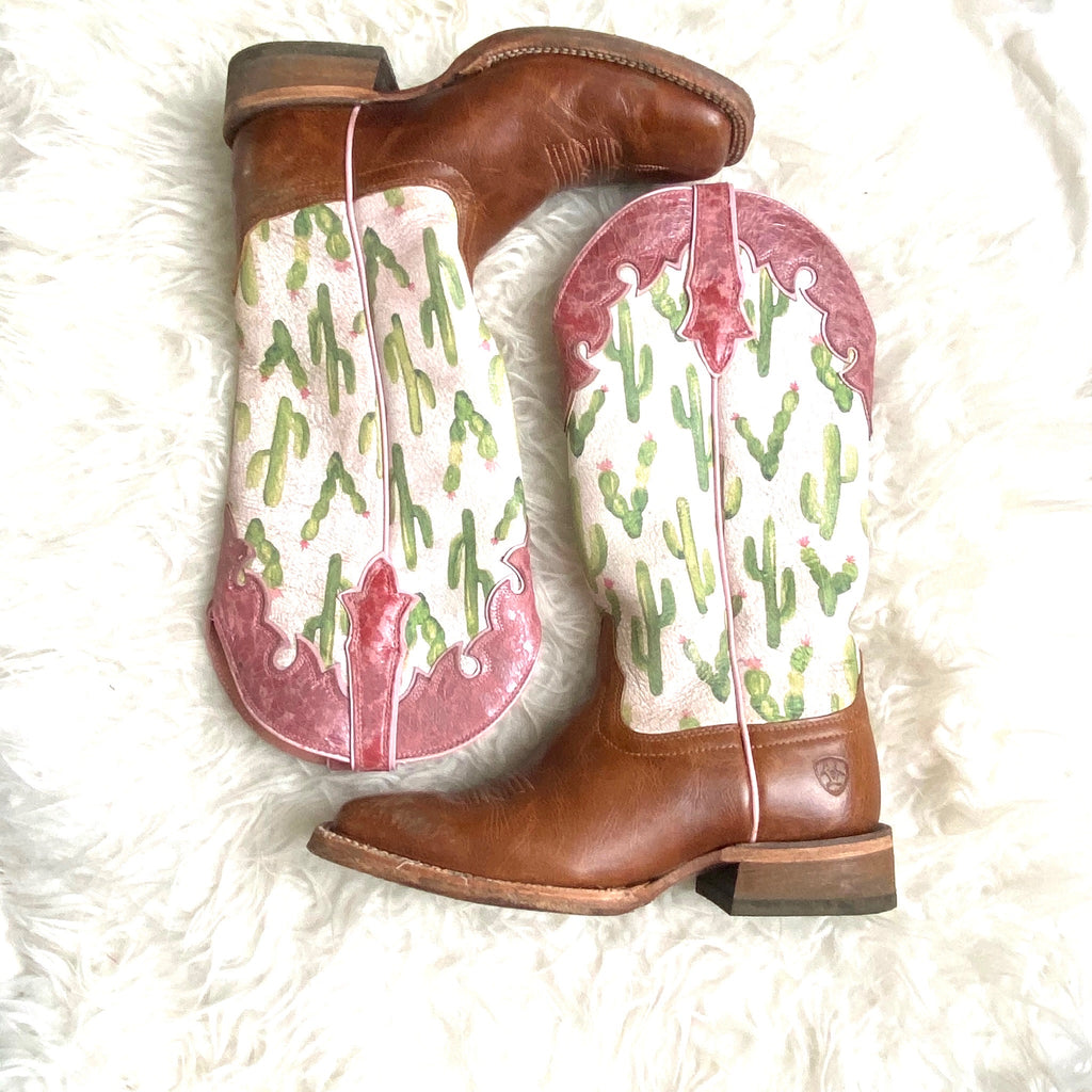 Leather Ariat Fonda Cactus Boot Ariat Cactus Boots- Size (see Notes)