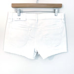 LOFT White Raw Hem Shorts NWT- Size 2