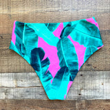 Buddy Love Palm Print Bikini Bottoms NWOT- Size L