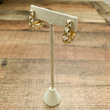 BaubleBar White/Gold Earrings