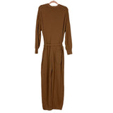 Alex Mill Brown Wool/Cotten Blend Belted Jumpsuit- Size XL