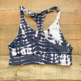 Savvi Purple/White Tie Dye Sports Bra- Size S