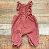 Baby Gap Dark Mauve Corduroy Jumpsuit- Size 0-3M