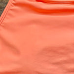 Pink Desert Orange Dreamsicle High Neck Racerback Zipper Padded Midkini Top- Size XL (see notes)