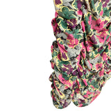 Buddy Love Floral Sweetheart Neckline with Fitted Bottom Ruching and Back Shoulder Tie Dress- Size S