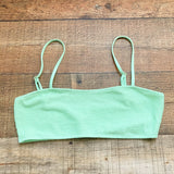 Show Me Your Mumu Green Bikini Top- Size M (Top Only)