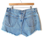 Agolde Denim Distressed Shorts- Size 32