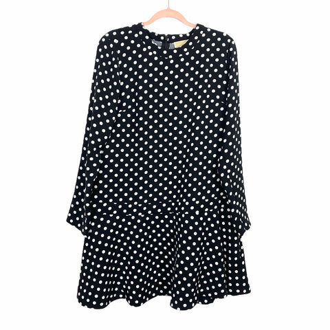 michael kors black and white polka dot dress MICHAEL Michael Kors Black White Polka Dotted Dress