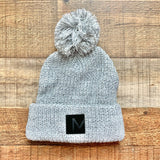 Modere Grey Pom Beanie