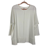 SPANX White Dolman 3/4 Sleeve Top- Size L