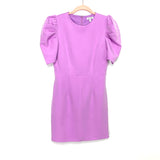 TCEC Lilac Puff Sleeve Fitted Mini Dress- Size S