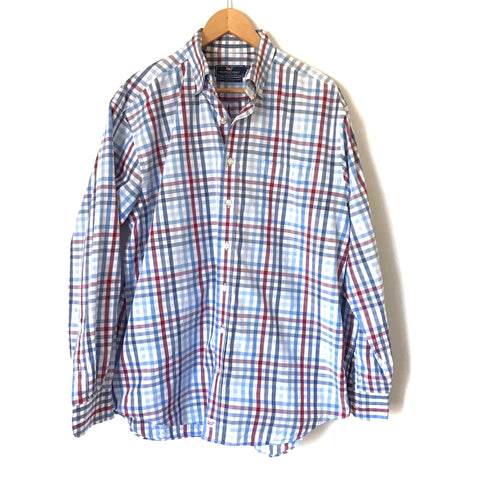 Vineyard Vines Classic Fit Murray Plaid Shirt- Size L