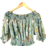 ASTR Floral Off the Shoulder Bodysuit NWT- Size S