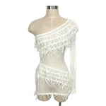 Tularosa White Peek A Boo Cover Up Dress- Size XS