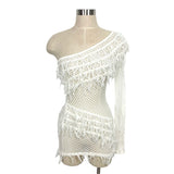 Tularosa White Peek A Boo Cover Up Dress- Size XS