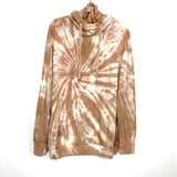 Scoop Tie-Dye Hooded Sweatshirt with Built In Face Covering- Size L