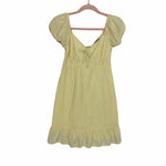 Wild Fable Yellow Short Sleeve Sweetheart Dress- Size XS