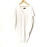 Hatch White Wide Cut Cover Dress- One Size (see notes)