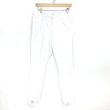 Good American White Distressed Skinny Jeans- Size 15 (Inseam 27”)