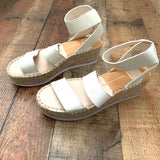 Dolce Vita White Platform Sandal- Size 7.5