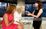 Diane Von Furstenburg Black Blue Trim Dress- Size 4 (Marilu wore on The Today Show)