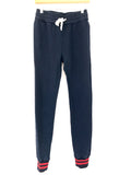 MOTHER Navy Cuff Red Stripe Sweatpants- Size S