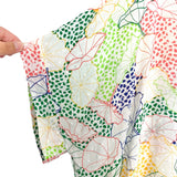 Jodifl Floral Pattern Swiss Dot Sheer Top- Size M