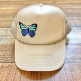 Otto Tan with Butterfly and Detachable Gold Chain Baseball Cap
