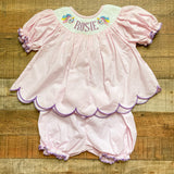 Poppy Kids Co. “Rosie” Smocked Unicorn and Rainbow Dress with Matching Bloomers- Size 2T (see notes)